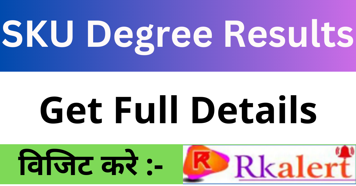 Sku Degree Results St Rd Th Sem Marksheet