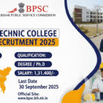 BPSC HOD Recruitment 2025