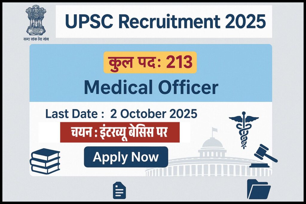UPSC Recruitment 2025