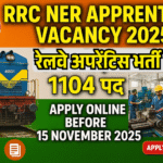 NER Apprentice Vacancy 2025