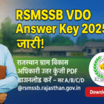 rsmssb vdo answer key