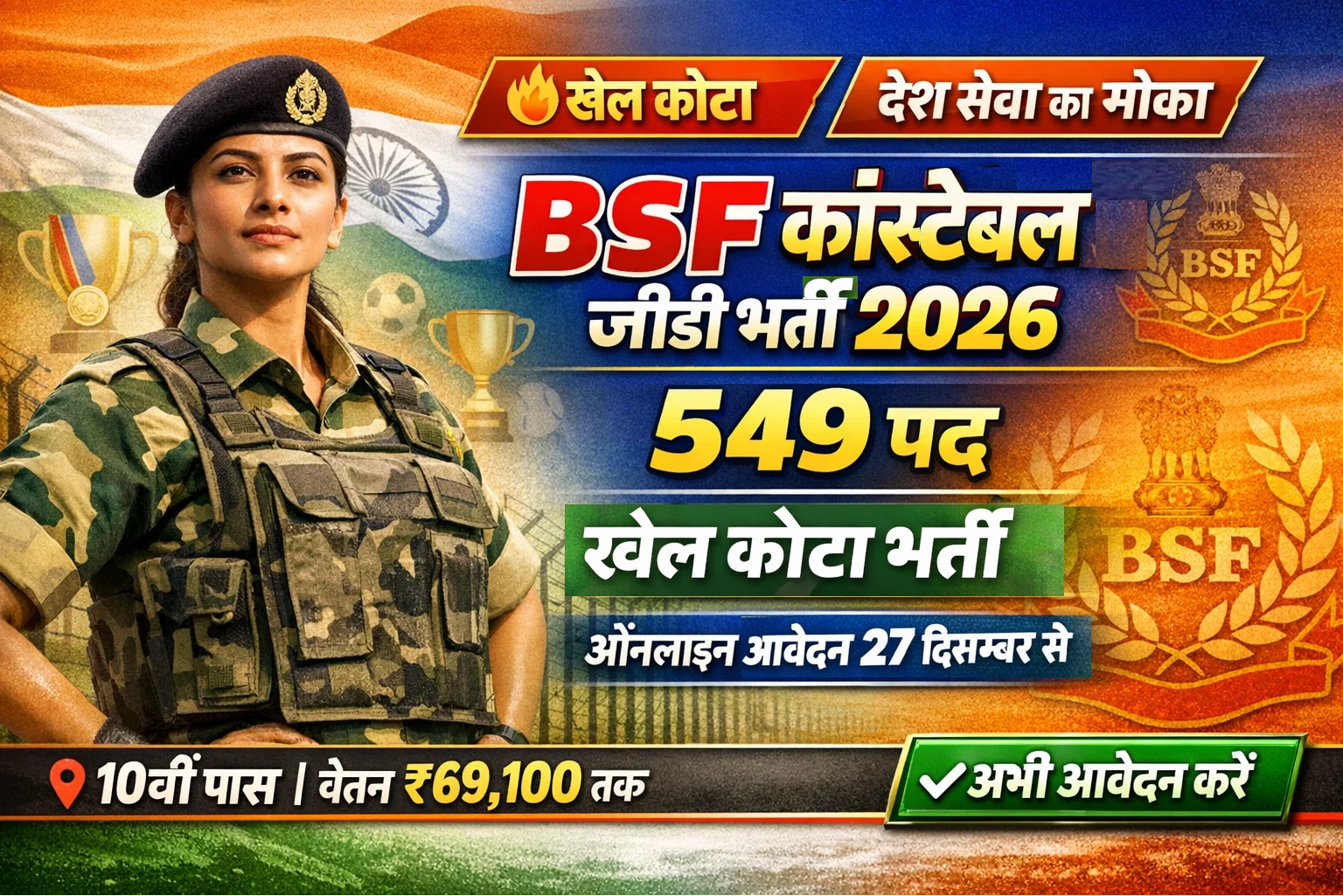 BSF Constable GD Vacancy 2025