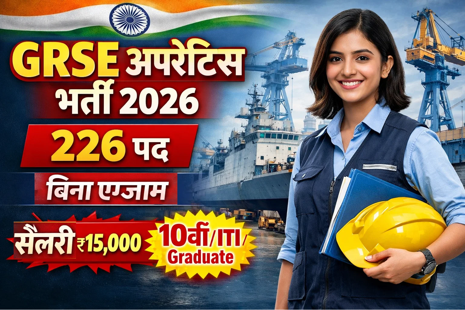GRSE Apprentice Vacancy 2026