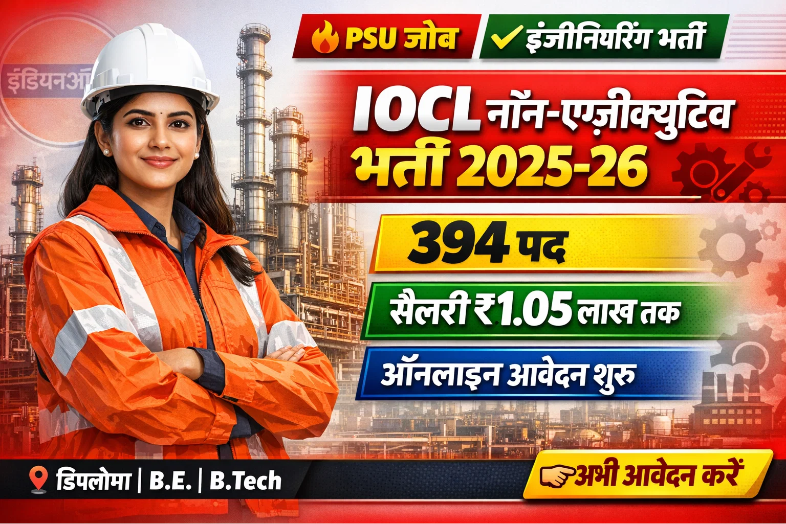 IOCL Non-Executive Vacancy 2025