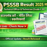 PSSSB Result
