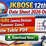 jkbose 12th date sheet