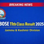 JKBOSE 11th Class Result