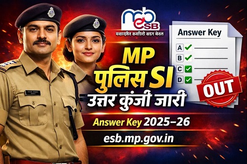 MP Police SI Answer Key