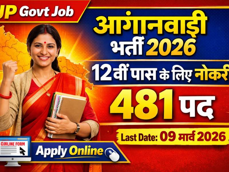 UP Anganwadi Worker Vacancy 2026