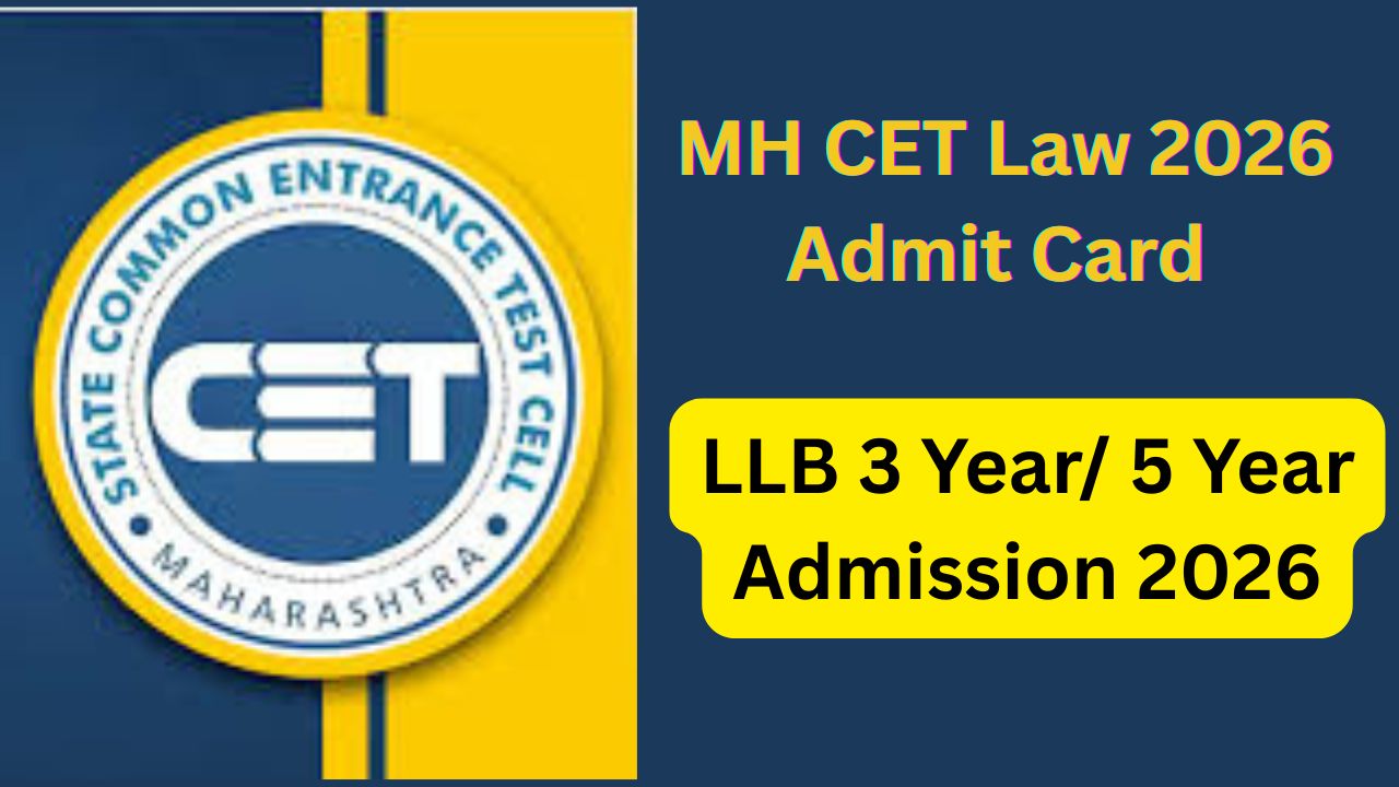 MH CET Law Admit Card
