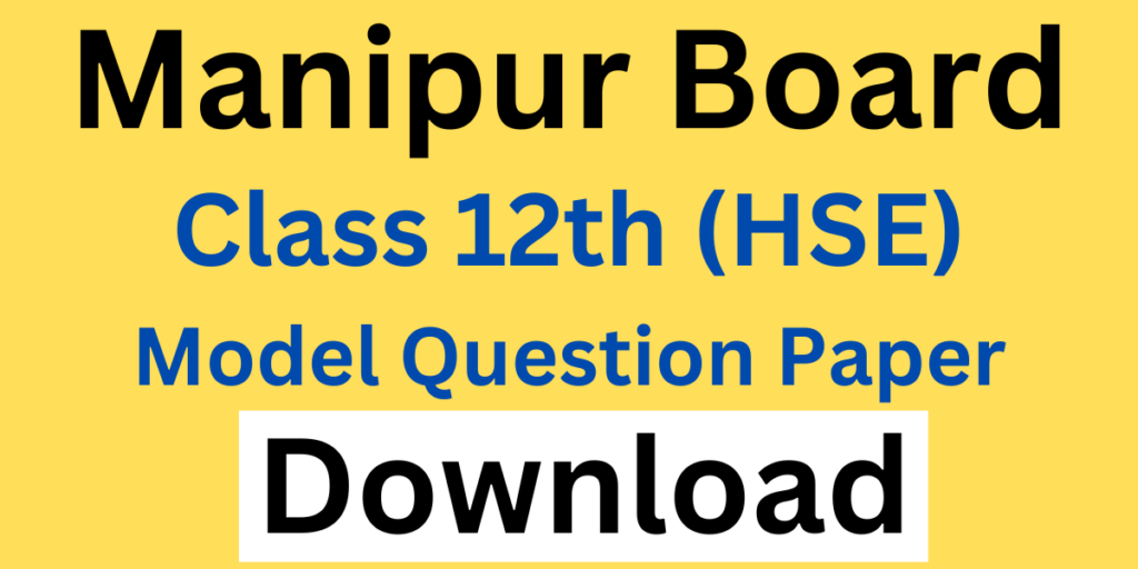 COHSEM 12th Model Question Paper 2024