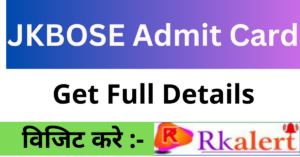 JKBOSE Admit Card