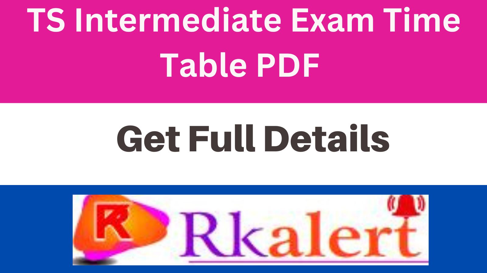 TS Inter 2nd Year Time Table 2024 (Out) TS 11th 12th Exam Date Sheet