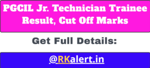 PGCIL Junior Technician Trainee Result