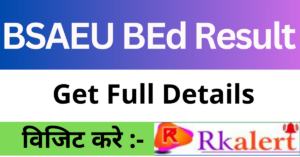 BSAEU BEd Result