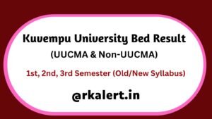 Kuvempu University Bed Result 