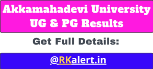 Akkamahadevi University Result