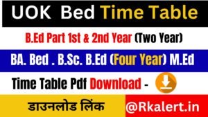 Kota University BEd Admit Card 2024