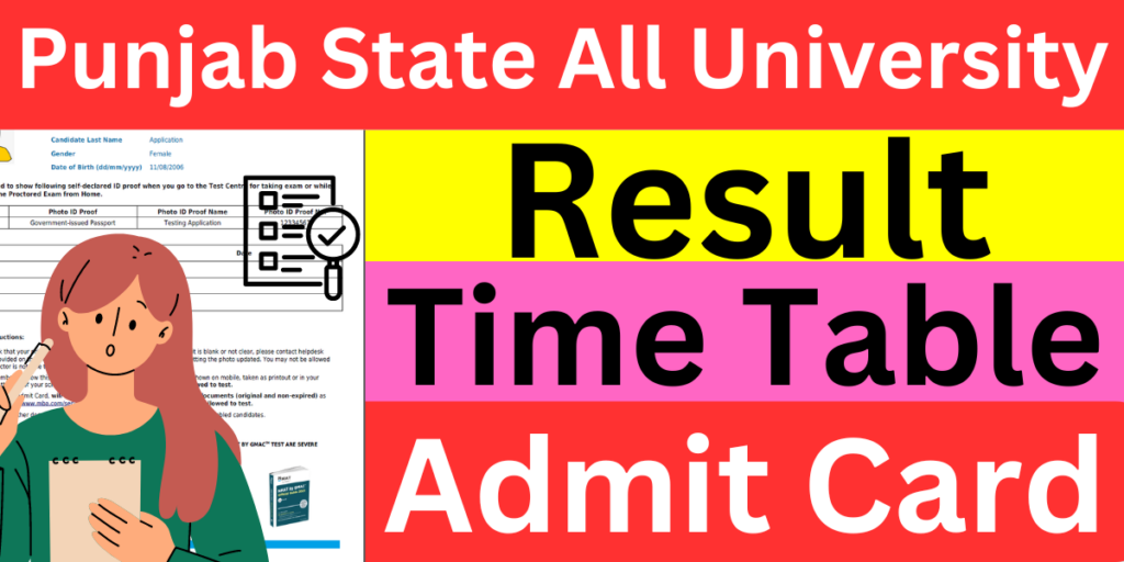 Punjab State All University Result 2024