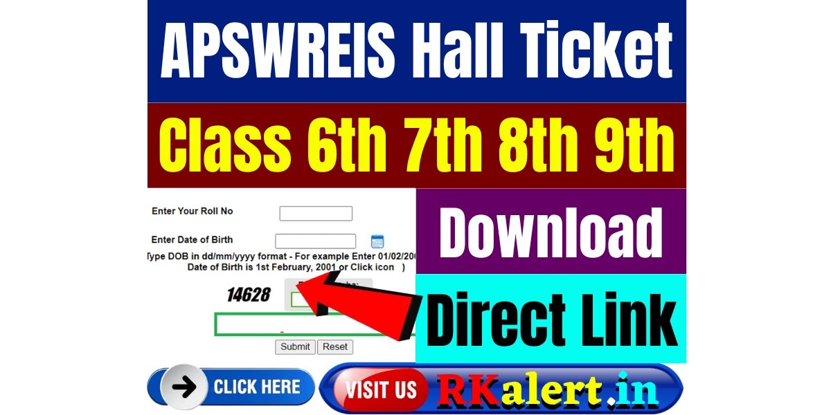 APSWREIS Hall Ticket 2024