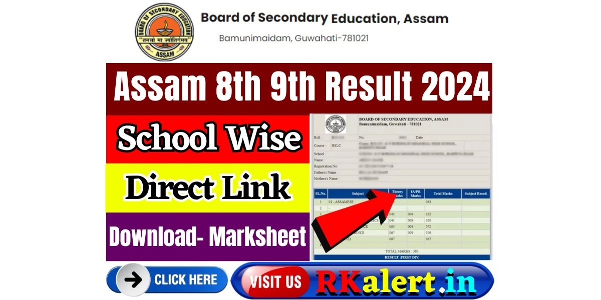 Assam 8th 9th Result