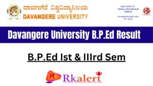 Davangere University B.P.Ed Result