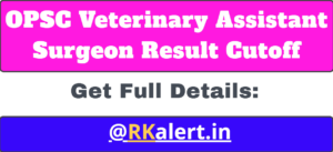 OPSC Veterinary Assistant Surgeon