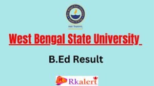 WBSU B.Ed Result