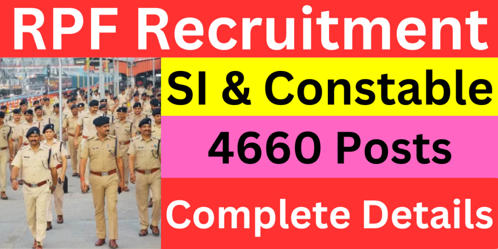 RPF SI Constable Admit Card 2024