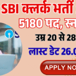 SBI Clerk Notification 2025