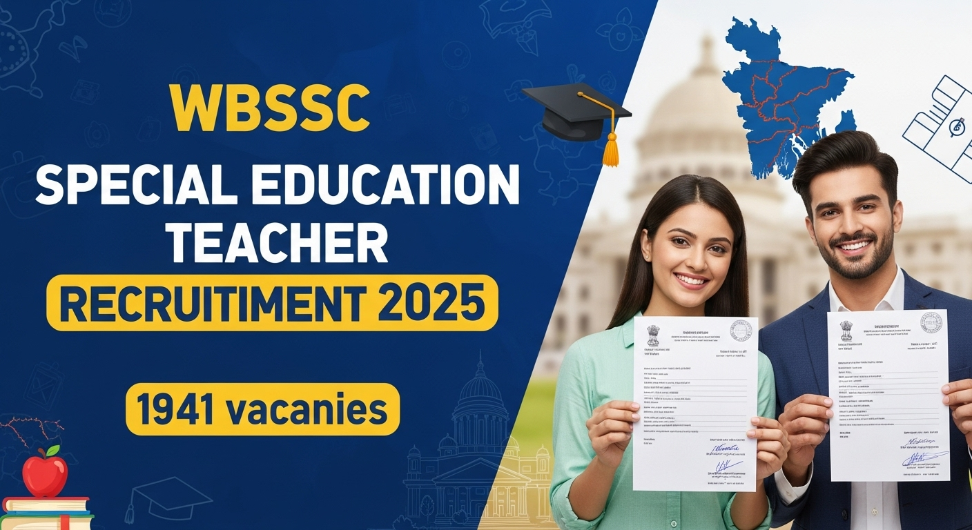 स्पेशल एजुकेशन टीचर भर्ती 1941 पदों पर आवेदन शुरू, जानें सैलरी, योग्यता और चयन प्रक्रिया