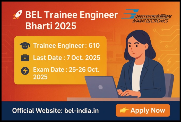BEL Trainee Engineer Bharti 2025