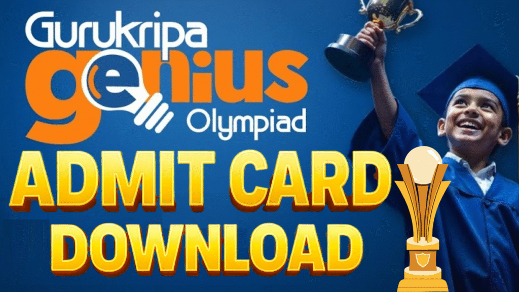 Gurukripa Genius Olympiad Exam Admit Card