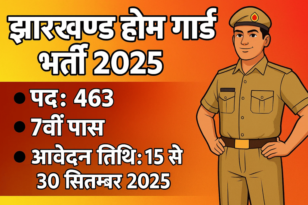 Jharkhand Home Guard Vacancy 2025