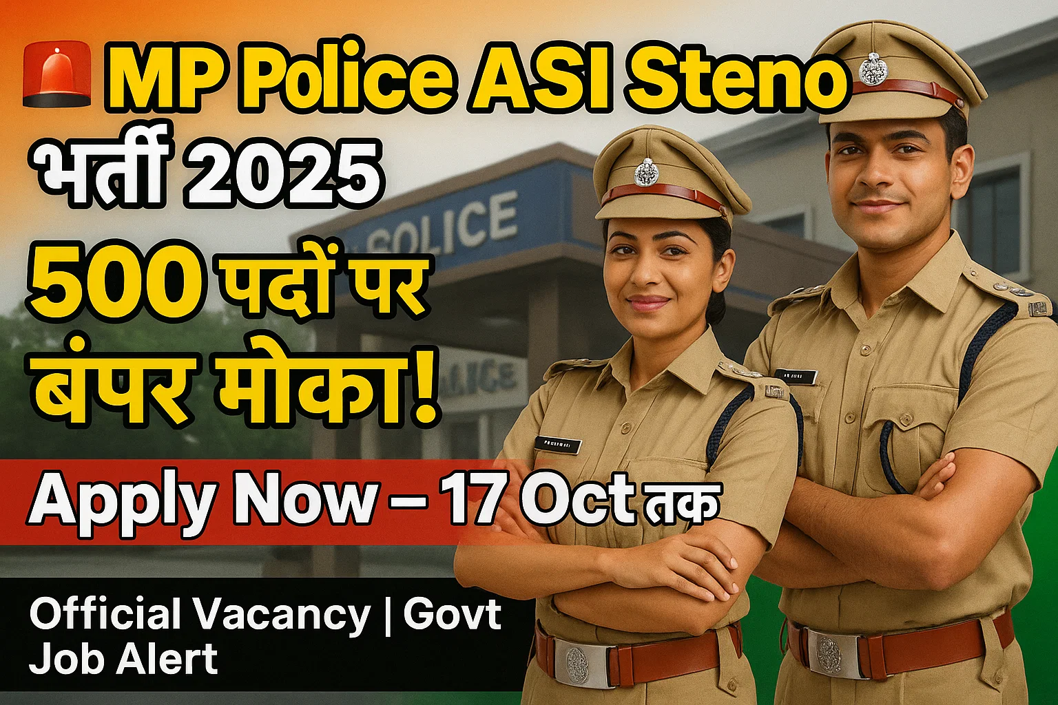 MP Police ASI Steno Recruitment 2025