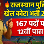 Rajasthan Police Sports Quota Recruitment 2025