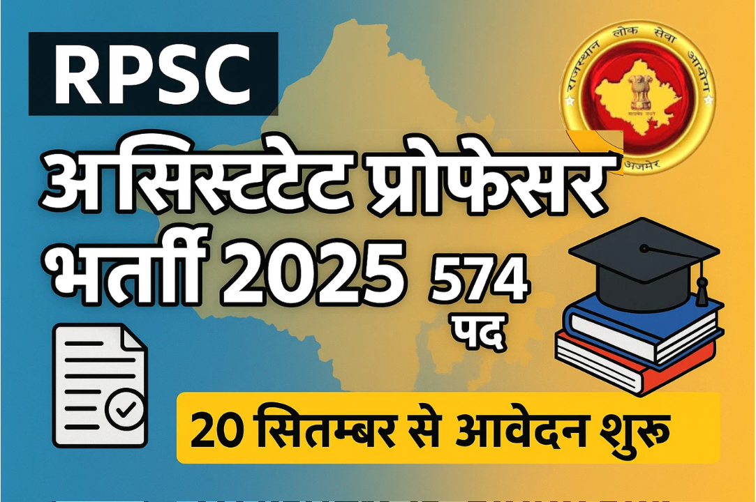 RPSC Assistant Professor Recruitment 2025