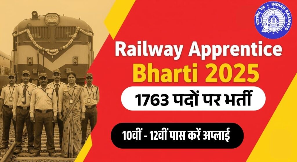 Railway NCR Apprentice Bharti 2025