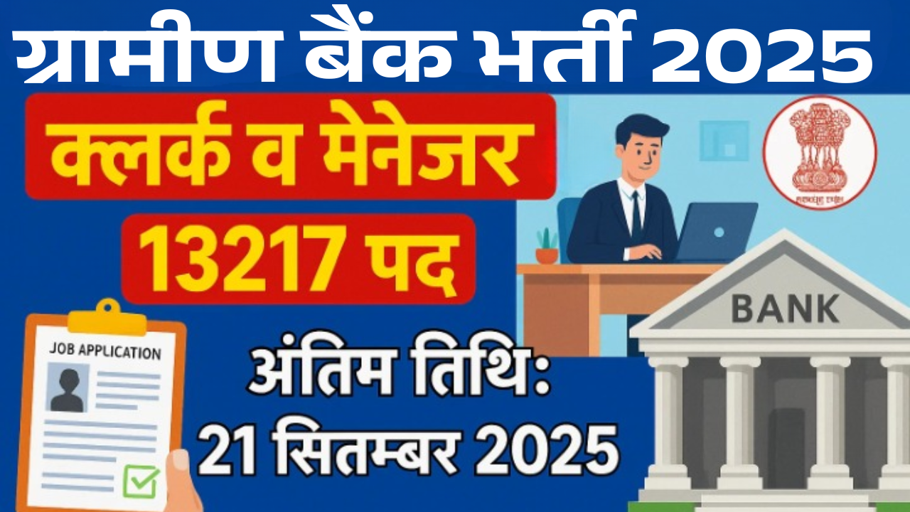 Gramin Bank Clerk Manager Vacancy 2025