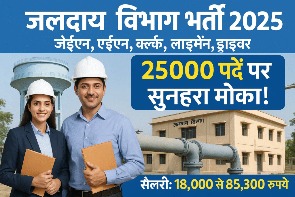 Rajasthan Jalday Vibhag Bharti 2025