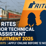 Senior Technical Assistant Vacancy 2025