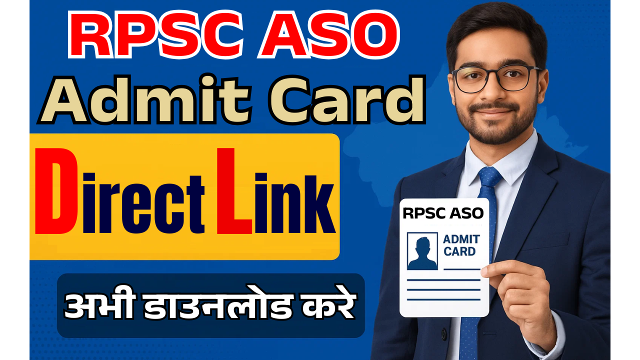 RPSC ASO Admit Card