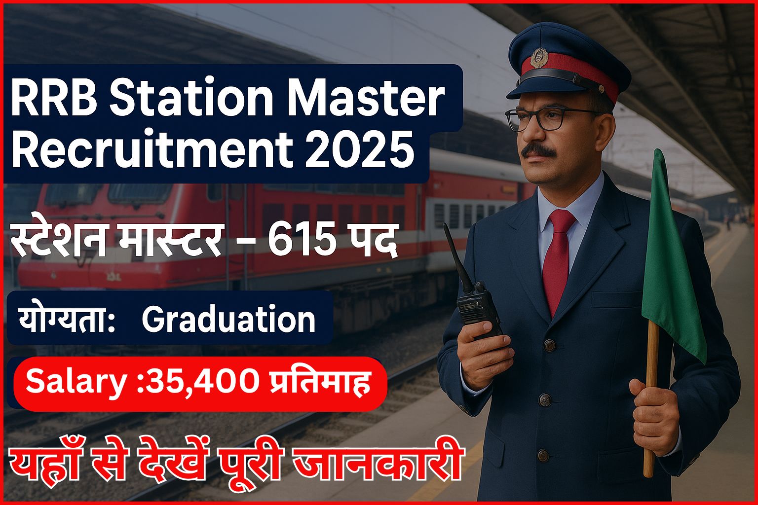 Rawaliy Station Master Recruitment