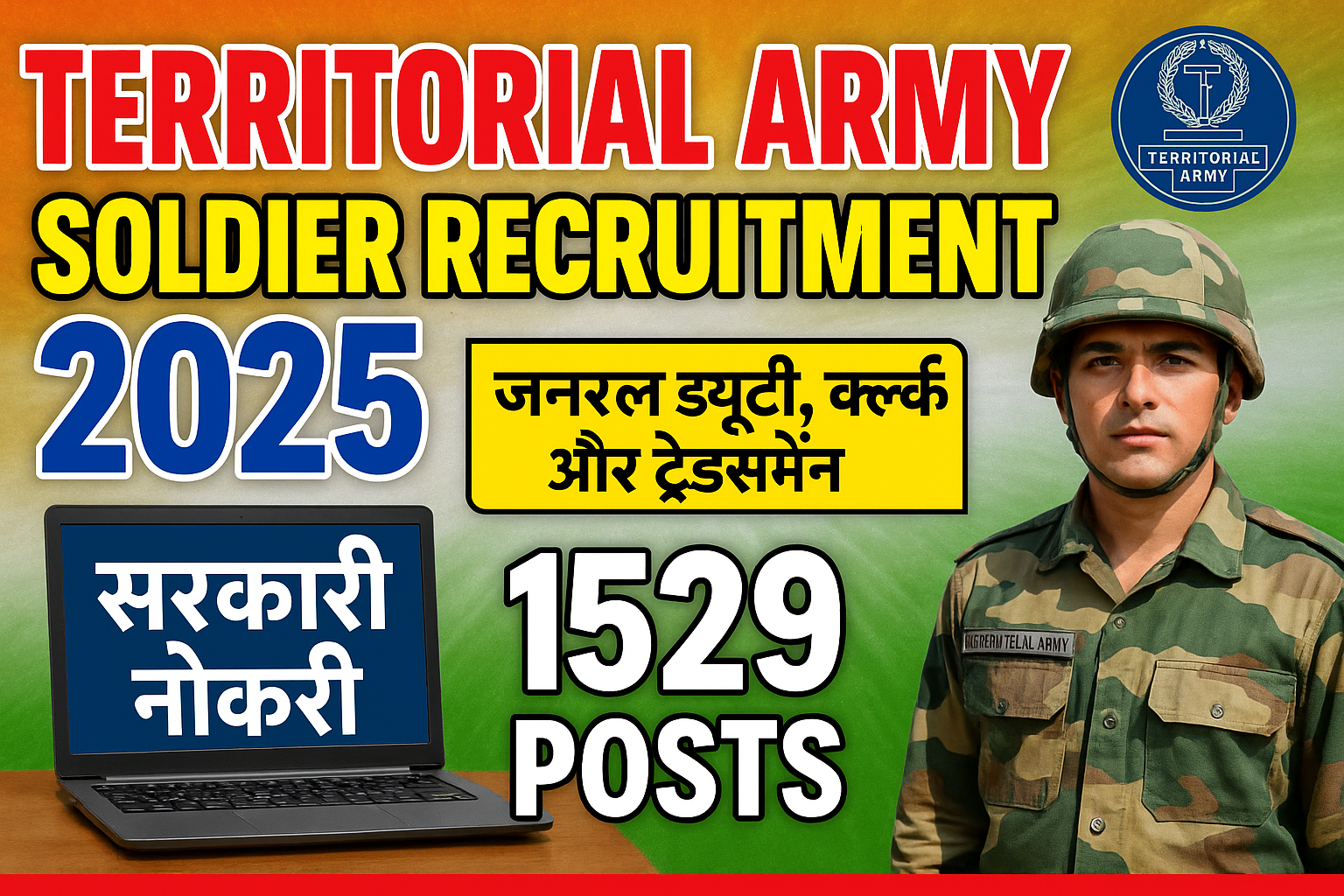 Territorial Army Soldier Recruitment