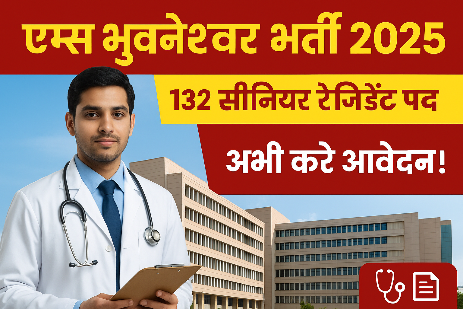 AIIMS Bhubaneswar Senior Resident vacancy 2025