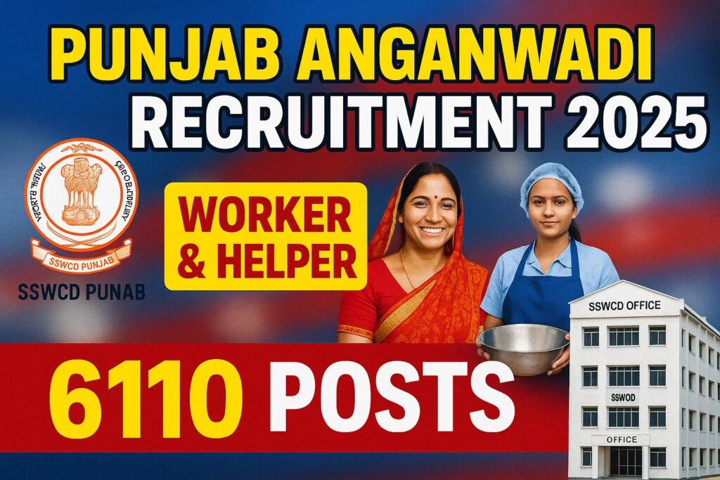 Punjab Anganwadi Recruitment