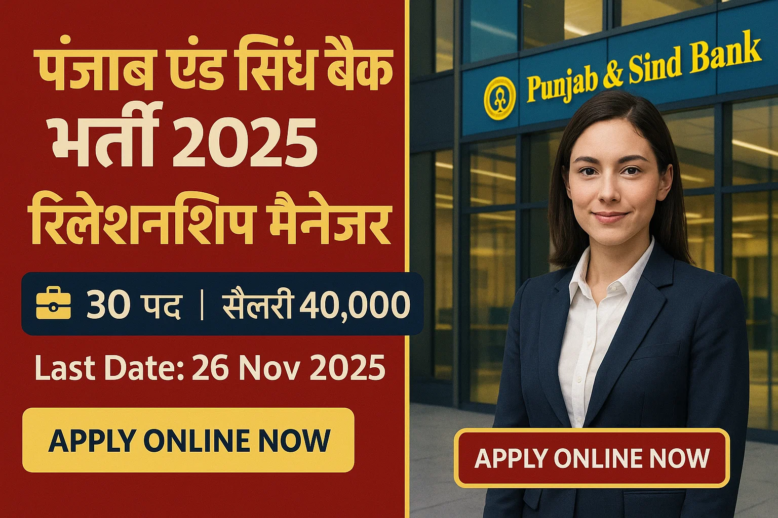 Punjab And Sind Bank Manager Vacancy 2025