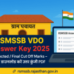 RSMSSB VDO Answer Key