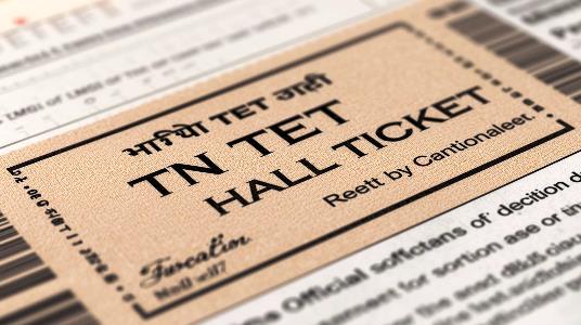 TN TET Hall Ticket
