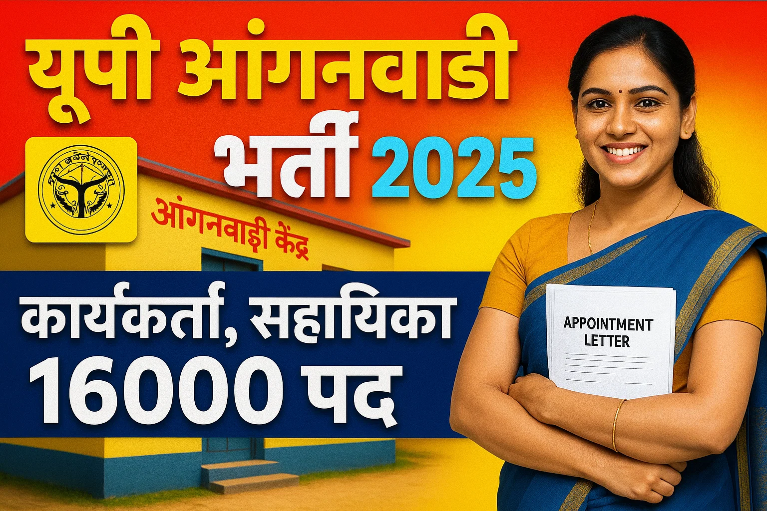 UP Anganwadi Worker Helper Recruitment 2025